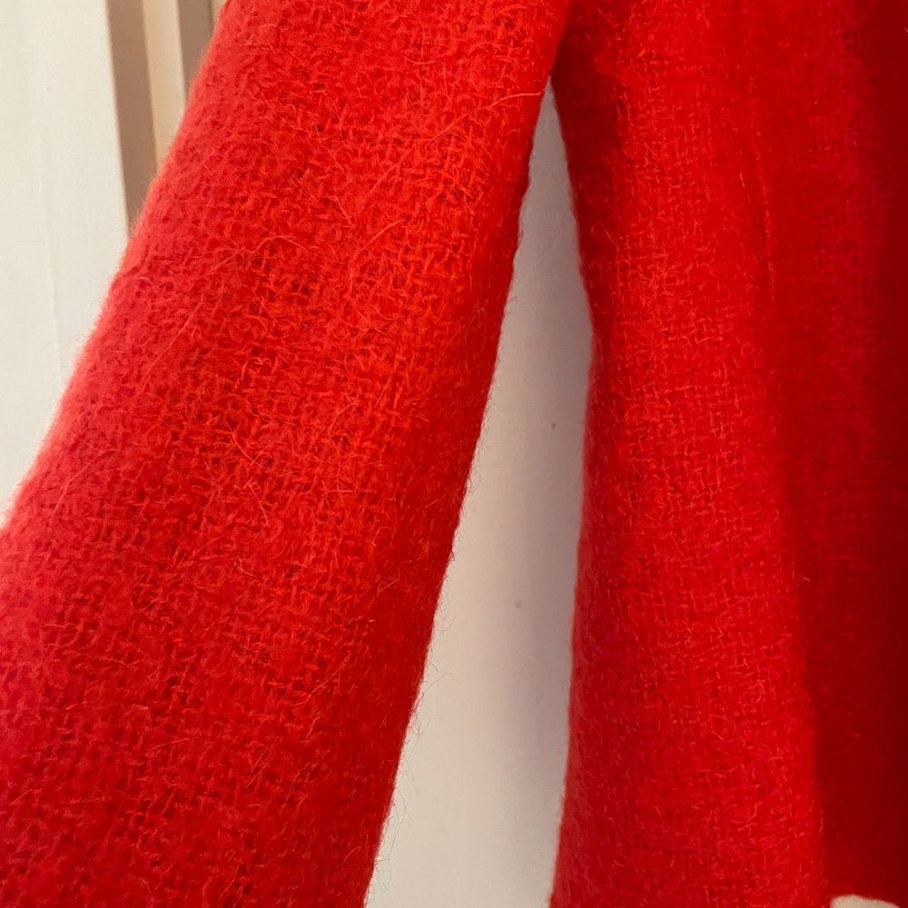 J. Crew Boucle Mohair Lucille Peacoat - Size 8 - Picture 12 of 13